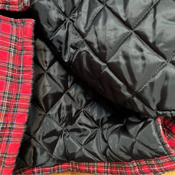 Work n’ Sport Red Plaid Quilted Shacket Size Medium - Picture 10 of 12